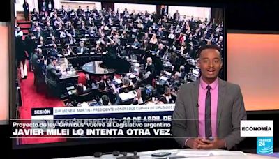 Economía - La Ley Ómnibus vuelve a ser debatida en el Congreso argentino en una sesión maratónica