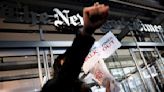 New York Times journalists, other workers on 24-hour strike