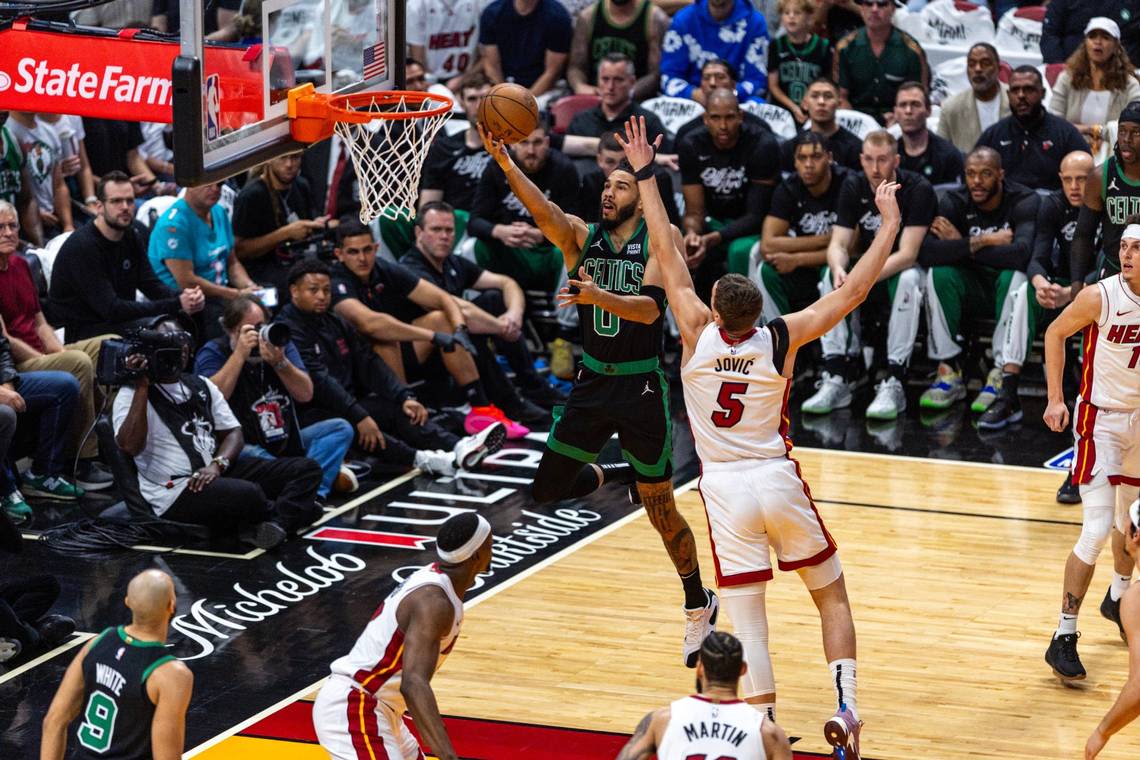 Celtics restore order with Game 3 win over Heat to take 2-1 series lead. Takeaways and details