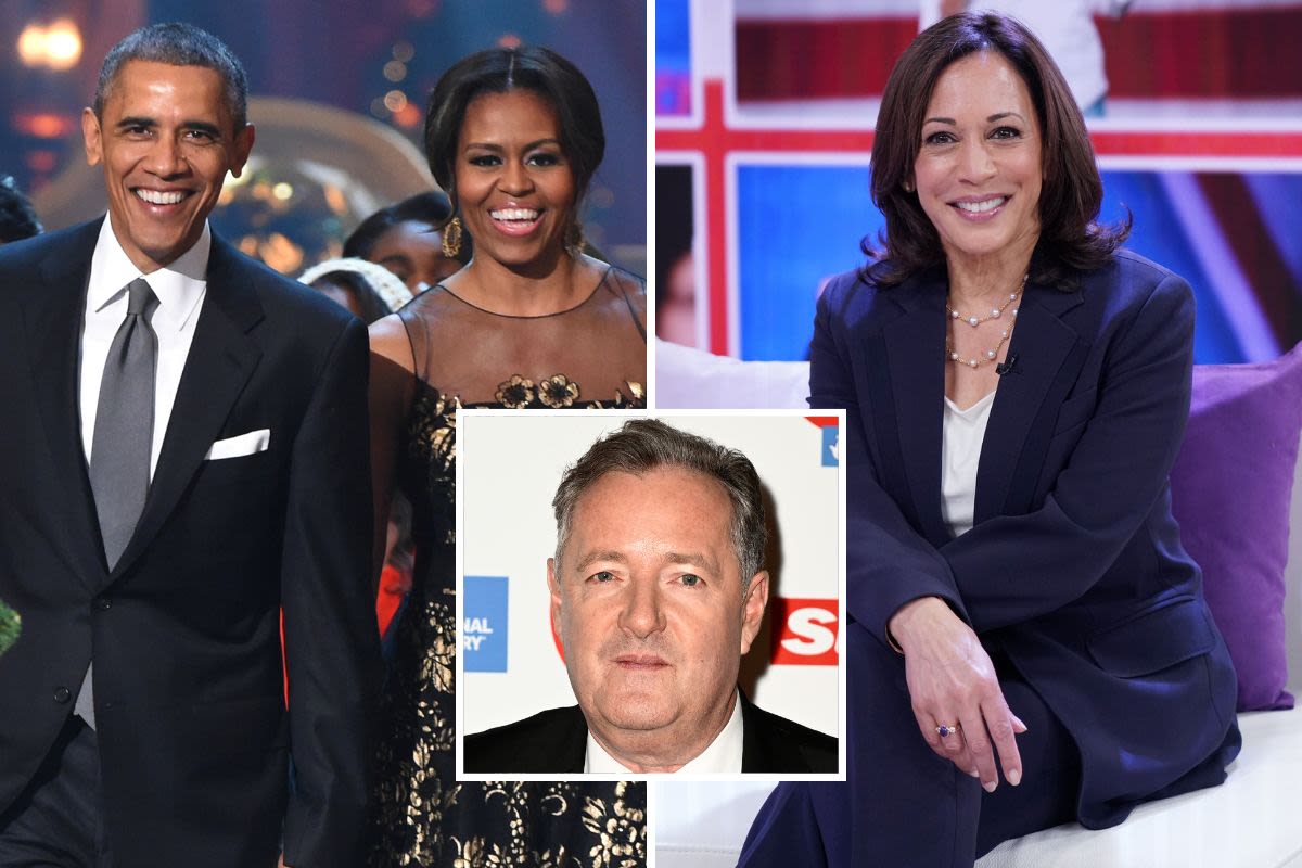 Obamas Kamala endorsement video slammed by Piers Morgan