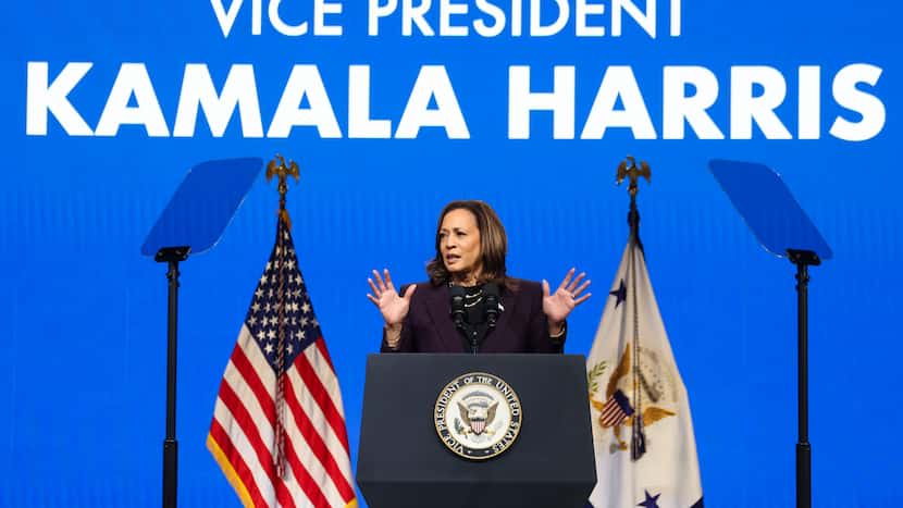 Kamala Harris outlines her vision in Houston speech: ‘We are not going back’