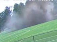 ‘Like A Movie’: Watch Sinkhole Turn Soccer Pitch Into Terrifying Field Of Screams