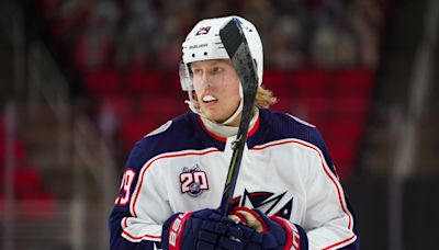 The Columbus Blue Jackets send Patrik Laine to the Toronto Maple Leafs in a mock trade