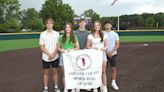 Ashland County Sports Hall of Fame game awards scholarship recipients