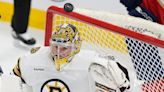 Bruins GM says offseason priority is signing goalie Jeremy Swayman