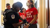 Pro-Palestinian Protesters Arrested At Capitol As Netanyahu Arrives In Washington