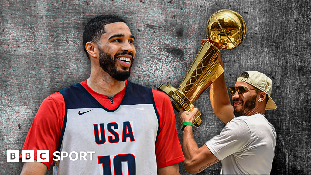 Jayson Tatum: Team USA basketball star on Paris 2024, mental health and helping escape the presidential election