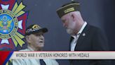 World War II Veteran honored with medals