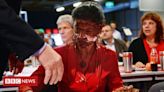 German MP hit by chocolate cake