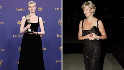 Emmy Awards 2024: Elizabeth Debicki homenageia Princesa Diana com look icônico