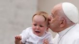 Vatican Pope with a child 5-8-2024