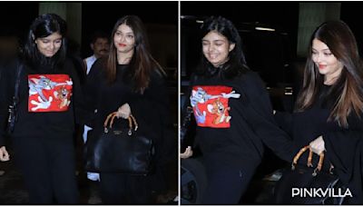 Aishwarya Rai Bachchan, daughter Aaradhya fly to undisclosed location after attending Anant Ambani-Radhika Merchant’s wedding festivities