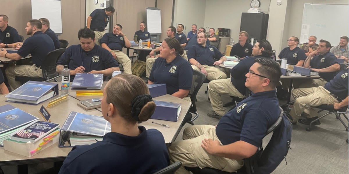 Tribal officers participate in law enforcement training