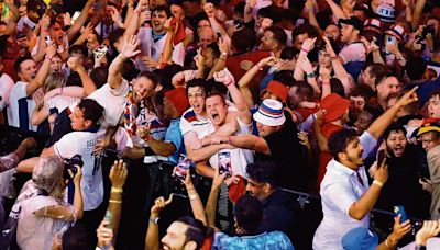 Football fever takes over UK as England fans get ready to raise the roof