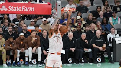 Spurs’ Victor Wembanyama reacts to winning NBA Rookie of the Year