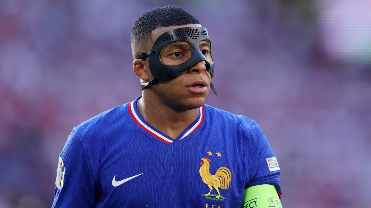 Kylian Mbappe 'needed to wipe his eyes' due to struggles wearing protective mask