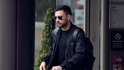 Giovanni Pernice looks lonely in Manchester