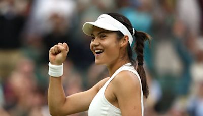 What time is Emma Raducanu’s match at Wimbledon today?