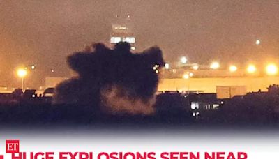 Israel-Lebanon conflict: Huge explosions seen near Beirut airport minutes after aircraft landing