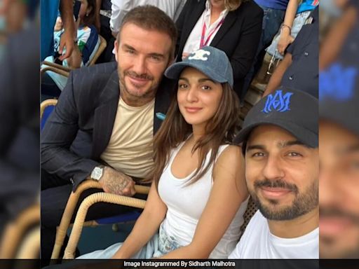 David Beckham, Sidharth Malhotra And Kiara Advani In Throwback Gold