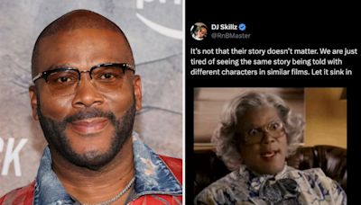 Tyler Perry Is Receiving Backlash After He Called Critics Of His Films "Highbrow" And Used An Outdated...