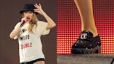 Taylor Swift Showcases Stage Style Evolution with Custom Christian Louboutin Loafers and Heels
