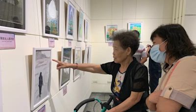 83歲秀琴阿嬤展出多元宇宙日記簿