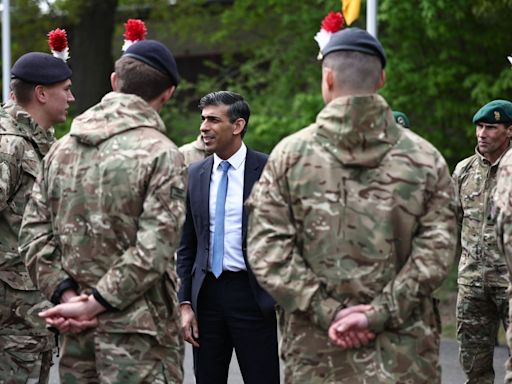 Defence minister ruled out national service over morale fears day after Rishi Sunak called election