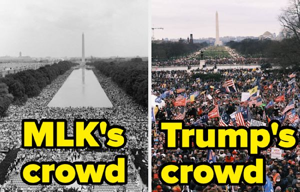 These Pictures Show The Huge Difference Between Donald Trump And Martin Luther King Jr.'s Crowds