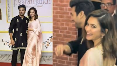 WATCH: Pulkit Samrat Holds Wifey Kriti Kharbanda Close, Latter Cannot Stop Blushing at Heeramandi’s Premiere