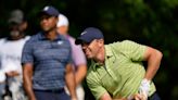 PGA Championship recap: Rory McIlroy leads by one shot, Tiger Woods limps through opening round