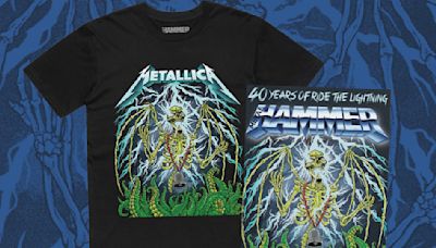 Order your world exclusive Metallica Ride The Lightning t-shirt with Metal Hammer
