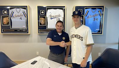 Fox Lane pitcher Tyler Renz signs with Milwaukee Brewers