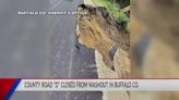 County Road D washout in Buffalo County