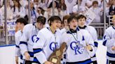Moriarty's opening-minute goal leads Oyster River boys hockey past Spaulding in title game