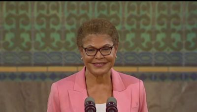 Mayor Karen Bass speaks on homelessness, public safety during State of the City