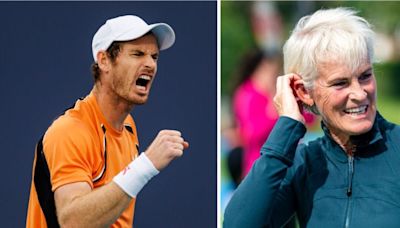 Andy Murray teases mum Judy as she signs up to event aged 64