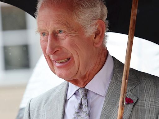 Queen Camilla sports injury on day two of Channel Islands visit with King Charles