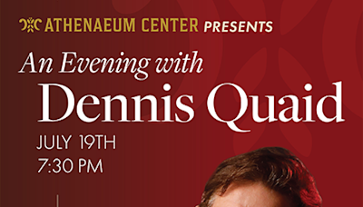 An Evening with Dennis Quaid in Chicago at Athenaeum Theatre 2024