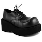 Shoes InStyle《三吋》美國品牌 DEMONIA 原廠正品大頭鞋龐克歌德蘿莉厚底鞋 有大尺碼『黑色』