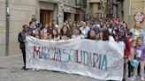 Una Marcha Solidaria inunda las calles de Tafalla