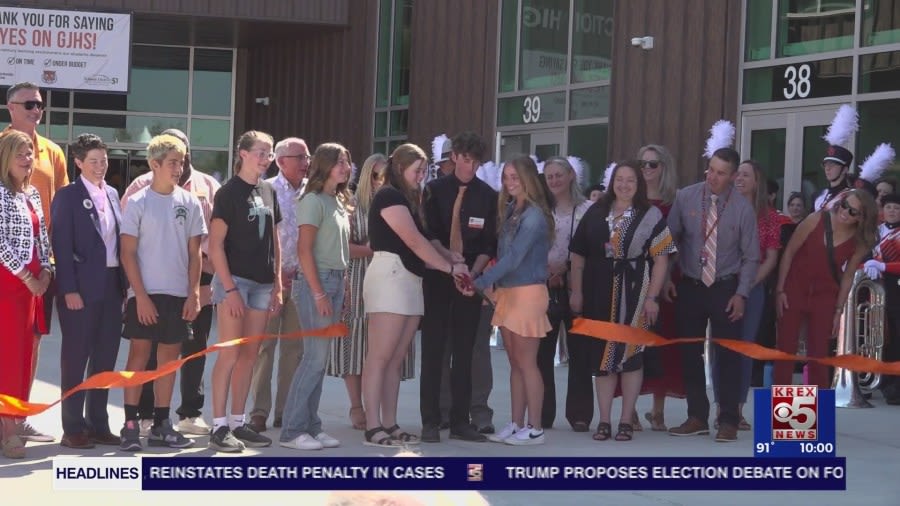 Grand Junction High School cut the ribbon on new building