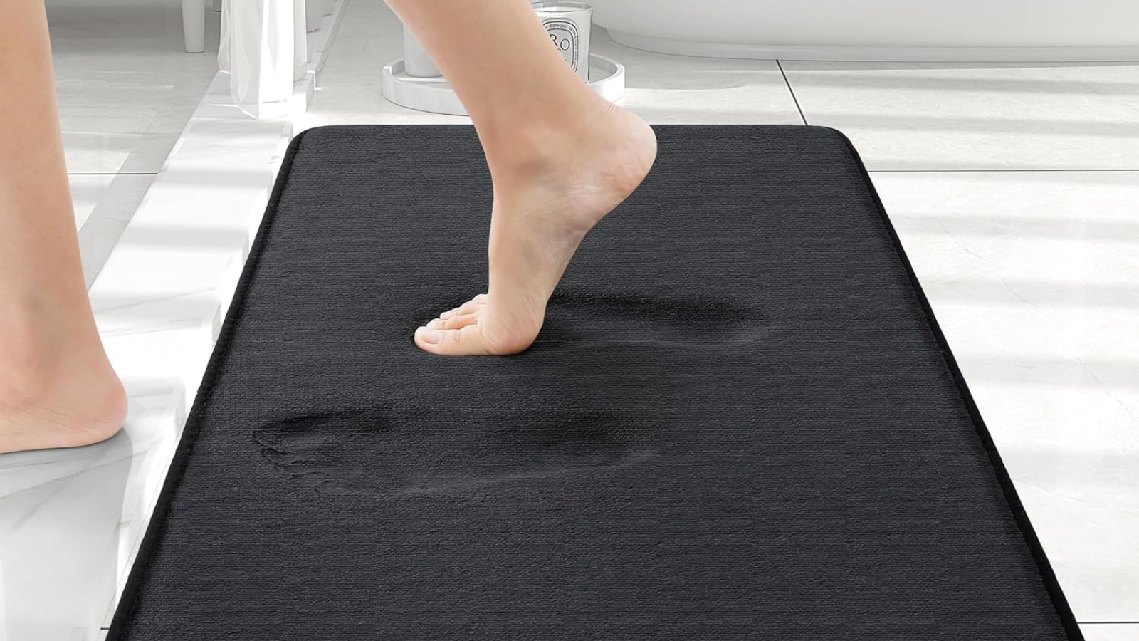 Treat your feet to this 'luxurious' memory foam bath mat while it's $6 (50% off)