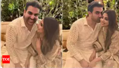 Sshura Khan running at the airport to receive husband Arbaaz Khan is the cutest thing you will see today: video inside | Hindi Movie News - Times of India