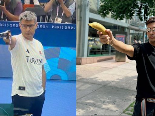 陳展鵬惡搞土耳其選手 舉香蕉扮槍模仿Yusuf Dikec英姿 | am730