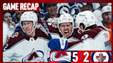 Avalanche Score Four in 2nd, Defeat Jets in Game Two to Even West First-Round Series | Colorado Avalanche