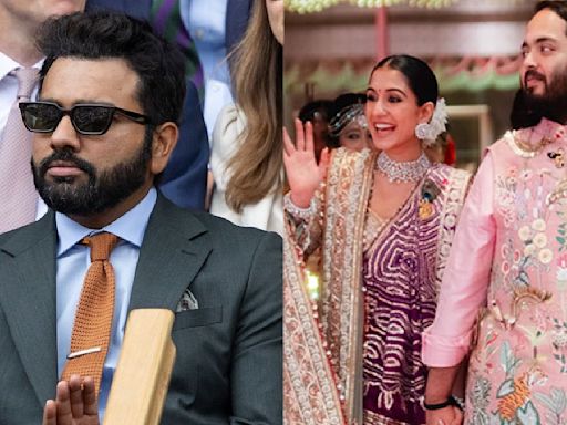 Fans Wonder Why Rohit Sharma Is Missing From Anant Ambani-Radhika Merchant's Grand Wedding In Mumbai