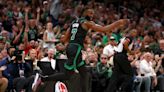 Brown shines as Celtics take 2-0 lead over Pacers, Haliburton hurt