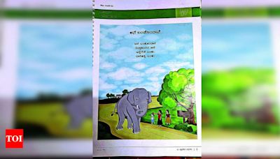 Rhyme in UKG textbook triggers controversy | - Times of India