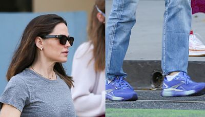 Jennifer Garner Hits Streets of LA in Trusty Blue Brooks Running Shoes